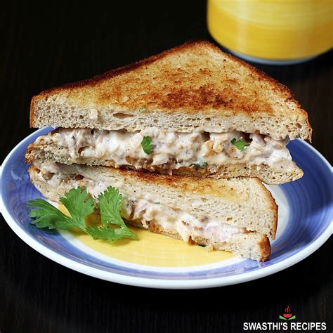 Chicken Sandwich Recipe - Swasthi's Recipes