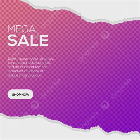 Torn Paper Instagram Sale Banner Template Template Download on Pngtree