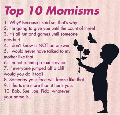 Momisms | Funny mom quotes, Mommy humor, Mom humor