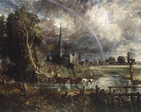 Salisbury Cathedral from the Meadows, di John Constable | Artribune