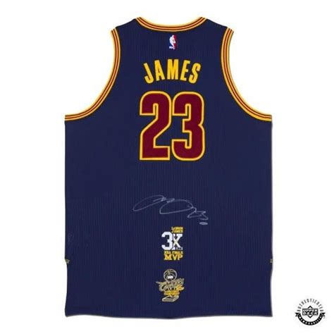 LeBron James Autographed Cleveland Cavaliers Authentic Adidas Alternate ...