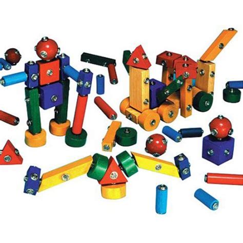 Snap-N-Play Wood Block Set - wood blocks - snap blocks