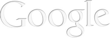 Google white logo PNG