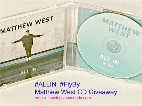 #ALLIN the new Matthew West CD #FlyBy