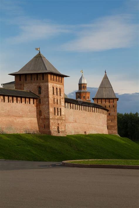 Novgorod Kremlin stock photo. Image of bastion, summer - 39555304