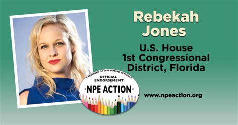 Rebekah Jones for Florida’s 1st Congressional District - NPE Action