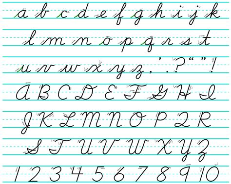 Cursive Alphabet In Spanish | Download Printable Cursive Alphabet Free!