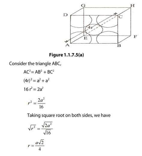 Face centered cubic (FCC) Structure