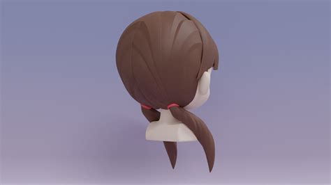 ArtStation - Chibi Female Hair Style 17 | Resources