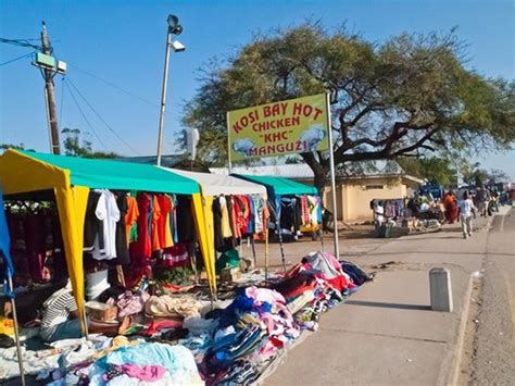 Street scene. Manguzi (Kwangwanase). Maputaland. KwaZulu Natal. South ...