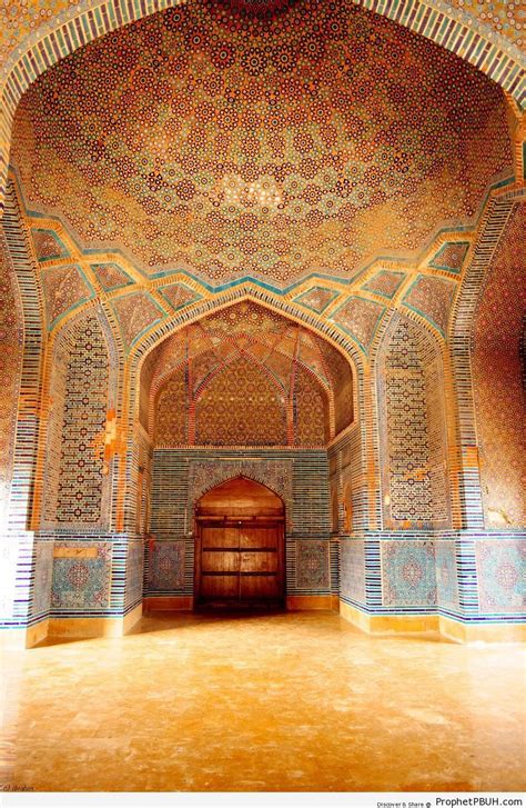 Islamic Decorative Tiles at Shah Jahan Mosque in Thatta, Pakistan – Islamic Architecture ...