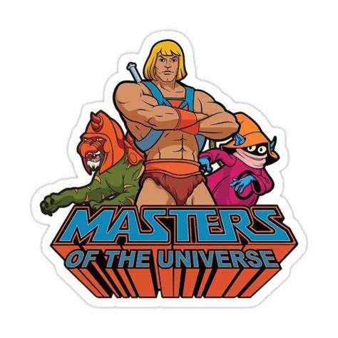 "He-Man" Sticker for Sale by Ravensclaw3 | Masters of the universe, 80s cartoons, Cartoons comics