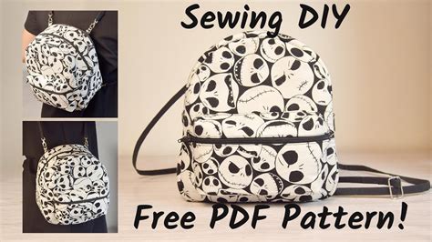 DIY Tiny Multi-way Handles Backpack | Sewing Tutorial and Free PDF ...