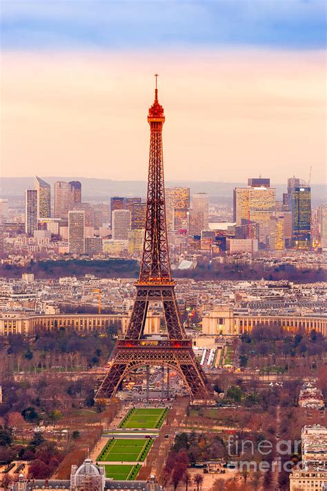 Eiffel tower at sunrise - Paris Photograph by Luciano Mortula - Fine Art America