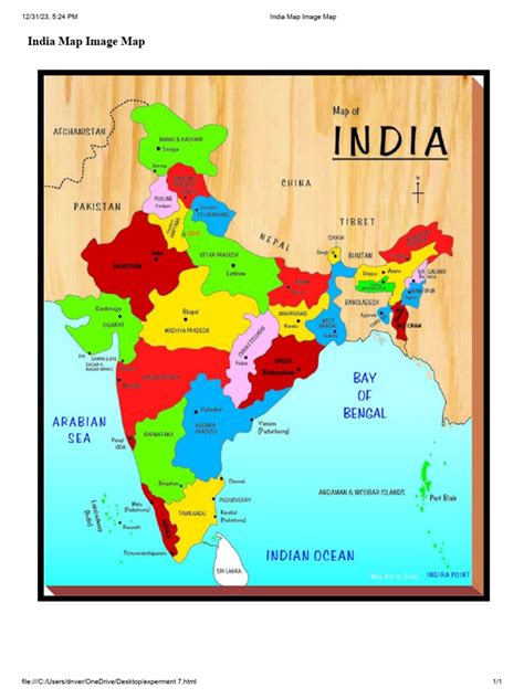 India Map Image Map | PDF
