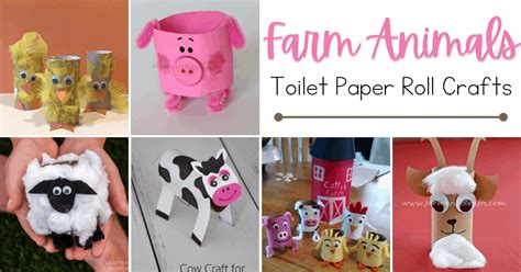 25 Adorable Toilet Paper Roll Farm Animal Crafts for Kids