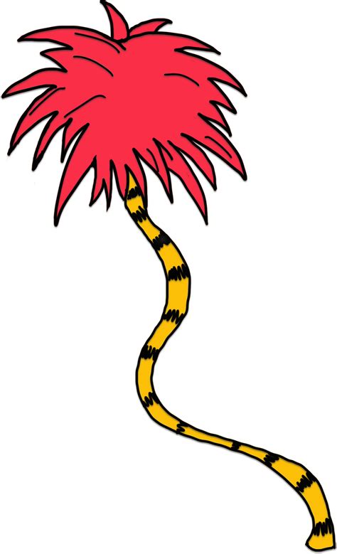 Download Png Black And White Lorax Trees Clipart - Dr Seuss Transparent Background PNG Image ...