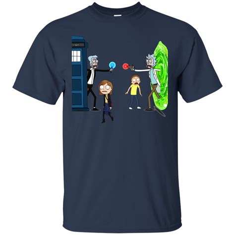 Doctor Who Meet Rick And Morty T-Shirt