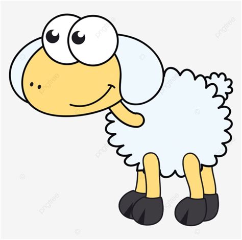 Sheep Wool Clipart PNG Images, Cute Little Sheep Wool Farm, Creature ...