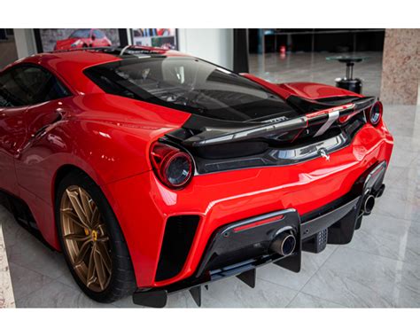 Capristo Carbon Fiber Rear Bumper Ferrari 488 Pista 2019-2021 | 03FE08710047LG