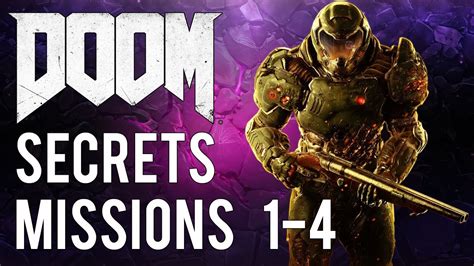 DOOM secrets | Locations guide // Missions 1-4 #doom #doomsecrets # ...