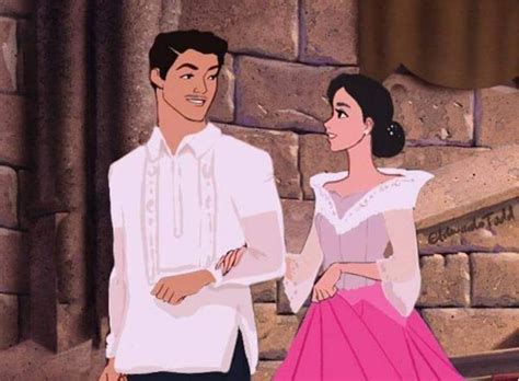 Filipino artist remakes Disney Characters wearing Traditional Filipino clothing - Where In Bacolod