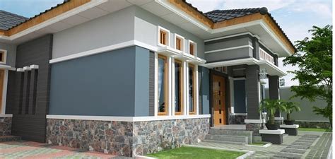 63 Teras Rumah Minimalis Batu Alam Yang Tampak Natural dan Asri - DISAIN RUMAH KITA