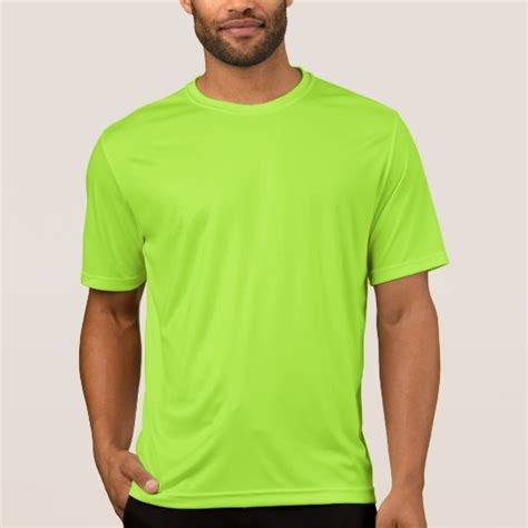 Plain lime green sport-tek competitor t-shirt men | Zazzle