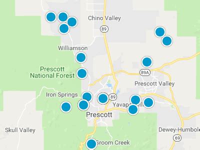 Prescott Valley Az Area Map