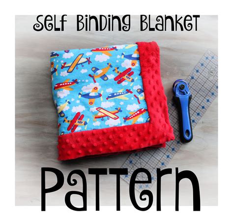 Self Binding Blanket Tutorial INSTANT DOWNLOAD DIY Sewing - Etsy | Self ...