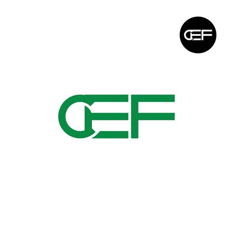 Letter CEF Monogram Logo Design 27915251 Vector Art at Vecteezy