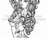 Pin Up Girl Coloring Pages For Adults Sketch Coloring Page sketch template