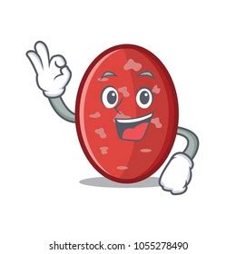 Okay Salami Character Cartoon Style Stock Vector (Royalty Free) 1055278490 | Shutterstock