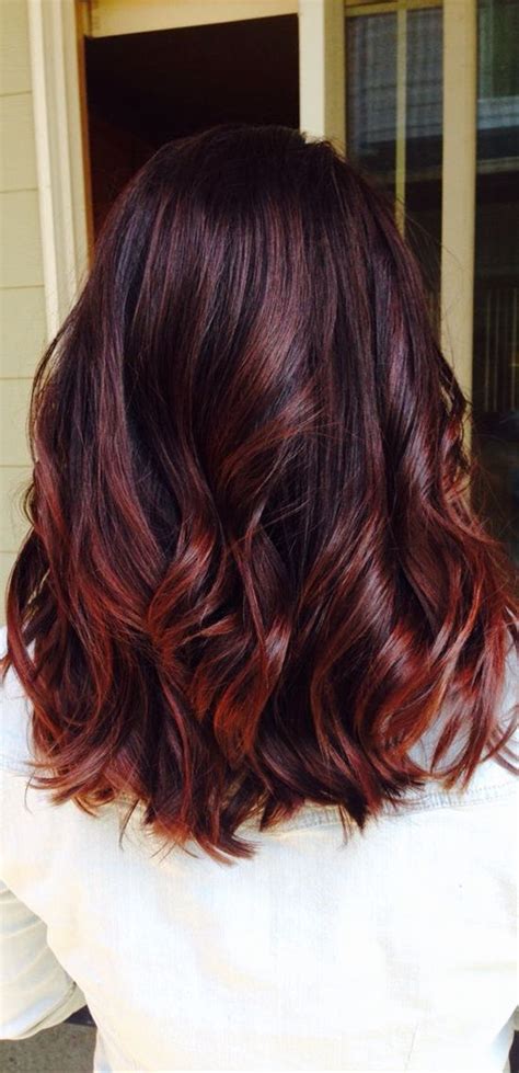 12 Hottest Mahogany Hair Color Highlights For Brunettes - Hair Fashion ...