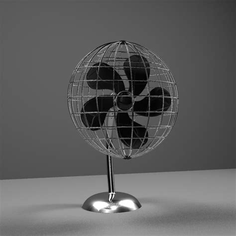 desk fan 3d model