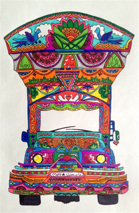 Doodle Doo : Photo | Truck art pakistan, Truck art, Pakistan art