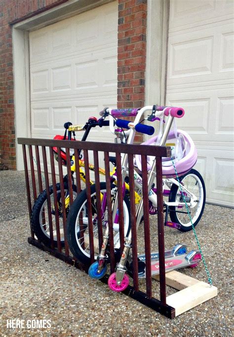 The most unique up-cycling project! | Cribs repurpose, Diy bike rack ...