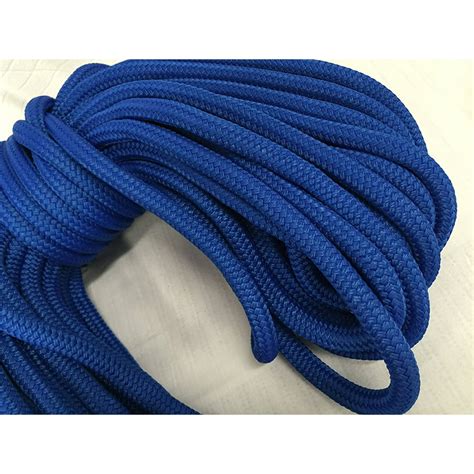 5/8" Double Braided Nylon Rope, Blue, 100 ft - Walmart.com - Walmart.com