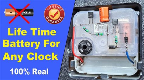 100% Real Lifetime Battery For Any Clock | Electronics projects, Hobby ...