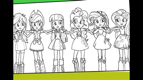 My Little Pony Equestria Girls Coloring Pages Rarity