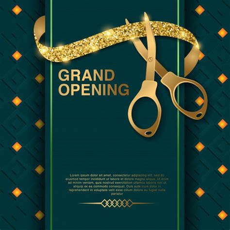 Premium Vector | Grand opening vector background | Grand opening ...