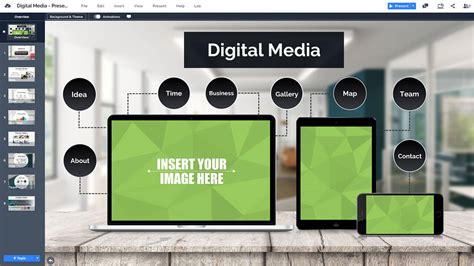 Digital Media Prezi Template | Prezibase