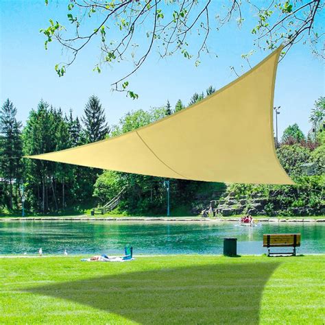 Sun Shade Sail Triangle Square Rectangle Awning Fabric Patio Outdoor Canopy Cover/Sun Sail Shade ...