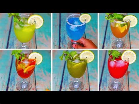 6 Refreshing Summer Drinks | Cold Drinks For Summer | Yummy Summer Drinks Recipe - YouTube