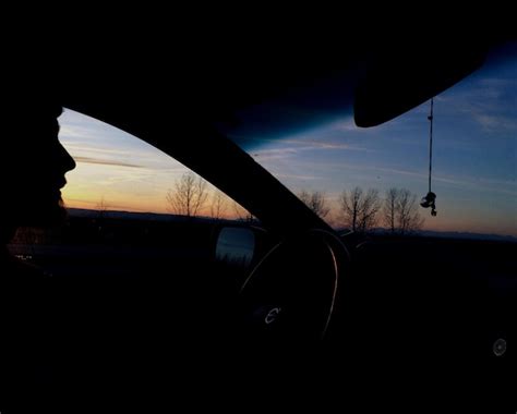 Premium Photo | Silhouette car against sky during sunset