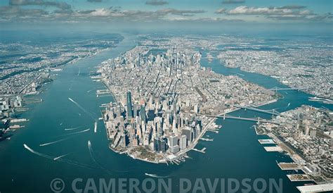 AerialStock | Aerial of Manhattan Island from a high altitude