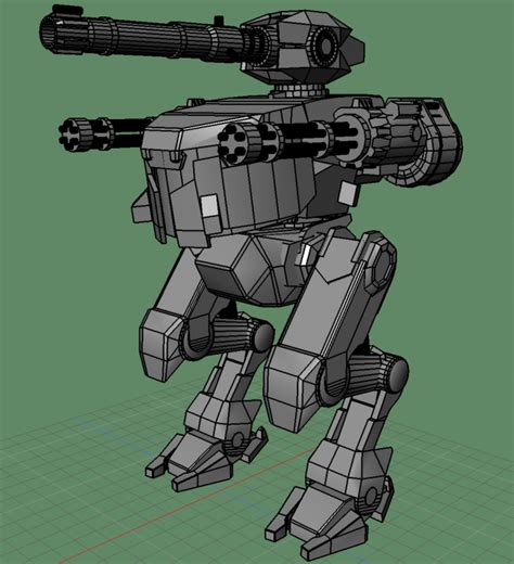 Gepard war robot | Free 3D models