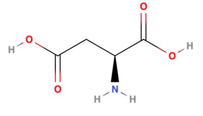 The general structure of aspartate is shown at below. Please draw the ionization states that ...