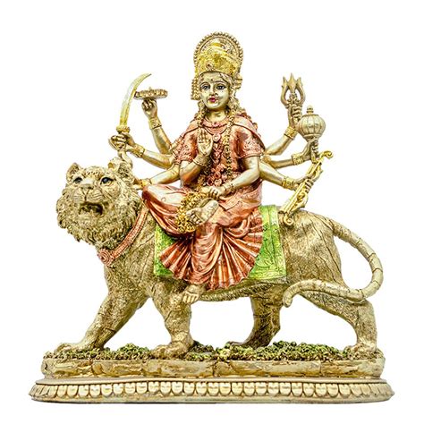 Buy BangBangDaHindu Goddess Durga Idol Statue - Durga On Tiger Figurine ...