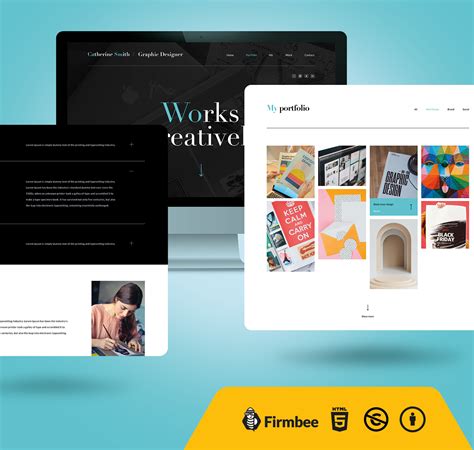 Graphic designer portfolio website template HTML – Free Bootstrap HTML ...